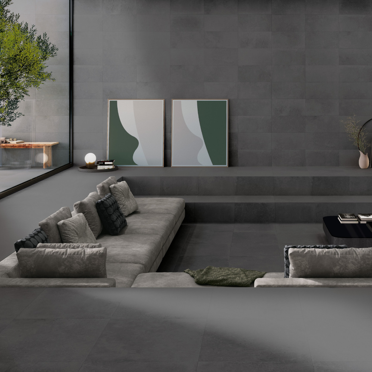 BMS Budget Line Midtown Antracite Tegel 60x120cm
